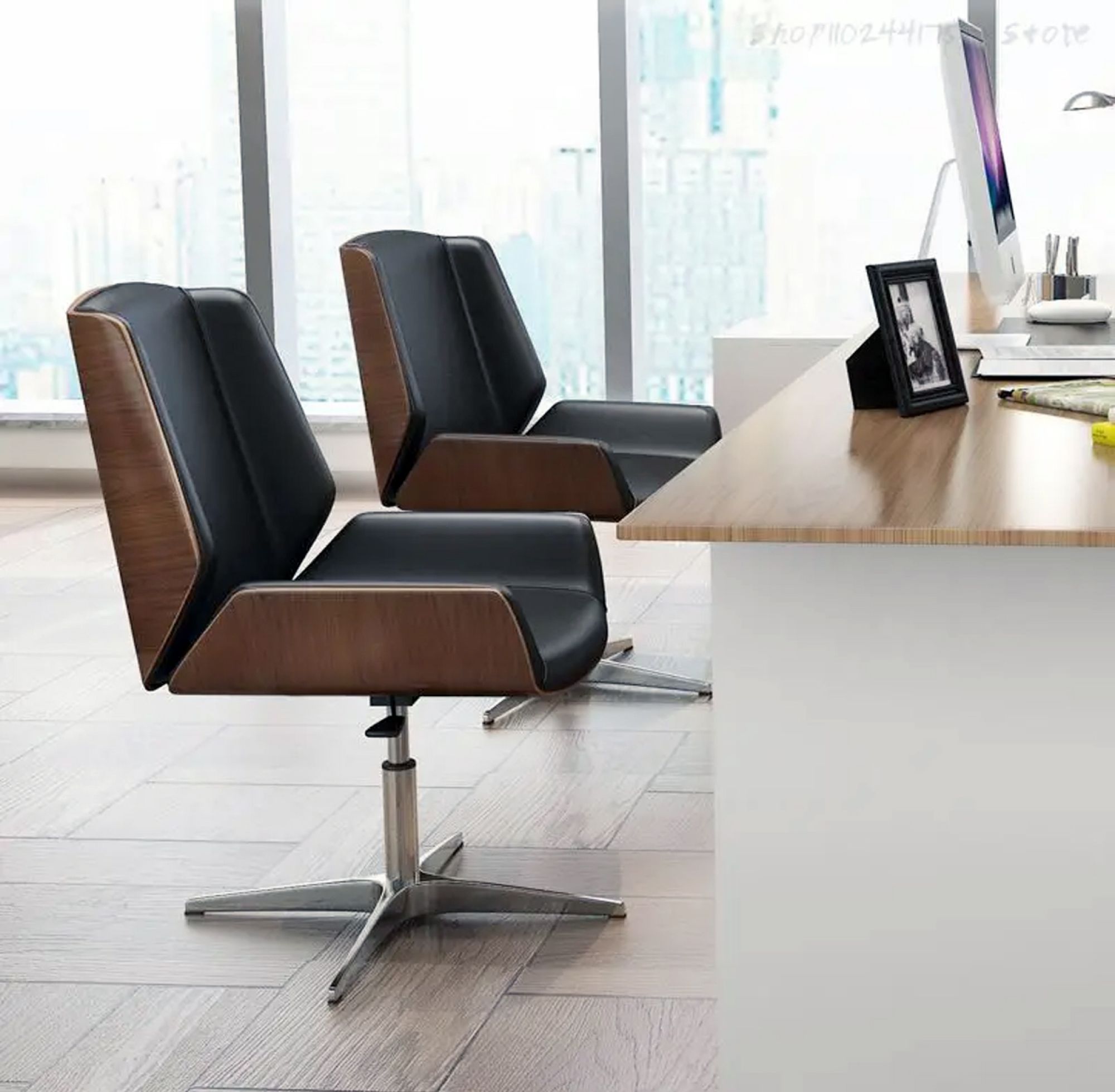 Wood 02 Conference Chair-10